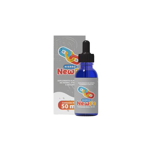 4 Pack NewFe Hierro Infantil Bisglicinato Ferroso - PEDYA PHARMA