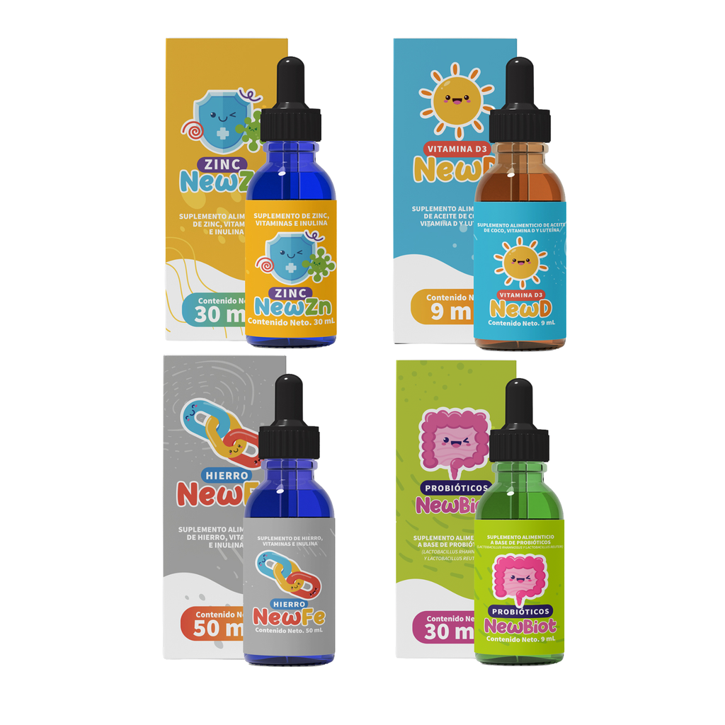 Protocolo Completo Infantil | Probióticos, Hierro, Zinc y Vitaminas - PEDYA PHARMA
