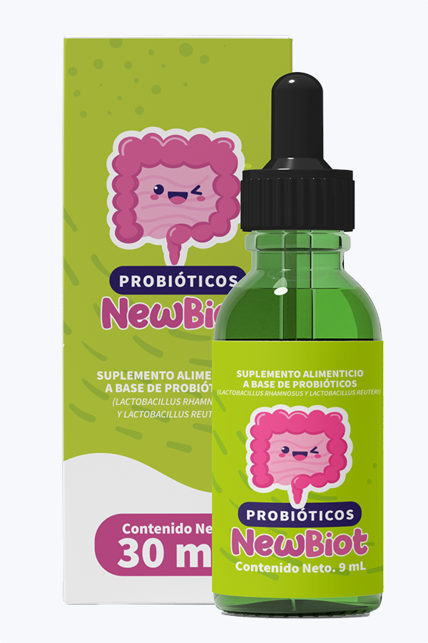 NewBiot | Probióticos para Niños | Lactobacillus Reuteri y Rhamnosus - PEDYA PHARMA