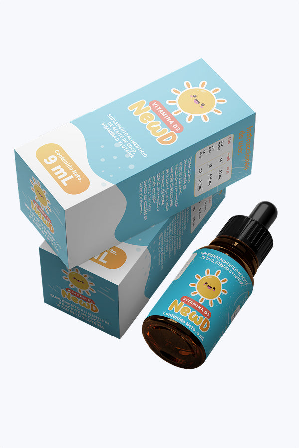 NewD | Vitamina D3 para Niños con DHA y Luteína | Desarrollo Infantil - PEDYA PHARMA