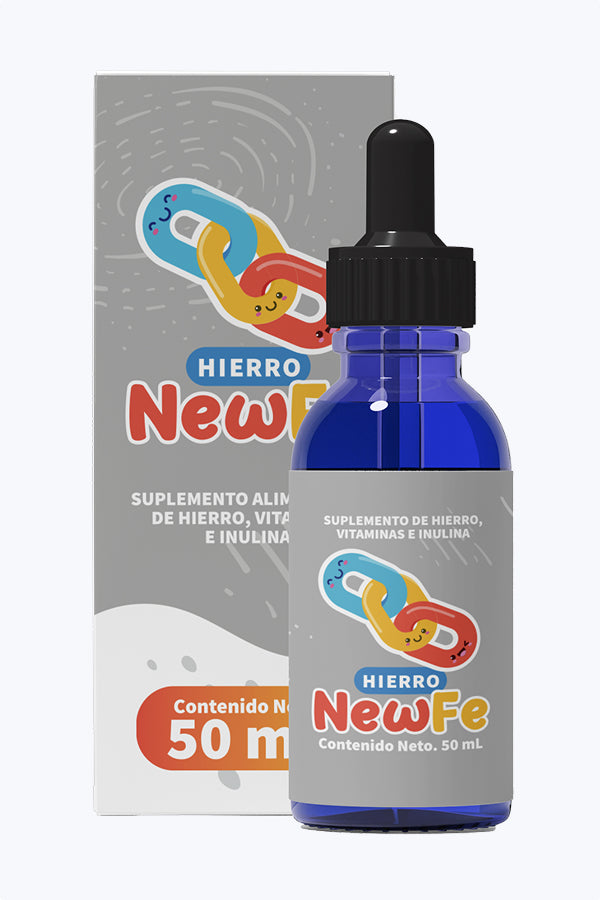 NewFe | Hierro Infantil Bisglicinato Ferroso | Suplemento para Anemia - PEDYA PHARMA